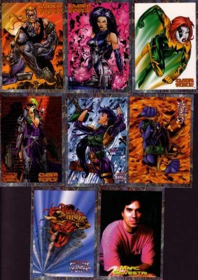 SAN DIEGO COMIC CON PROMO TRADING CARDS-CYBER FORCE