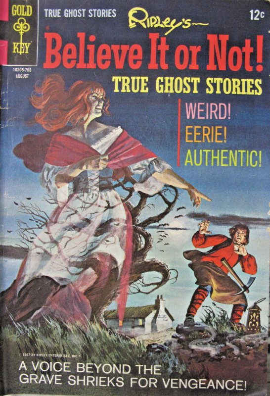 Ripley Believe It Or Not True Ghost Stories #6 1967 Gold Key Silver Age VG+ 5.0