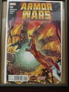 Armor Wars #5  Marvel Comic Book, 2015 NM.  Nw70