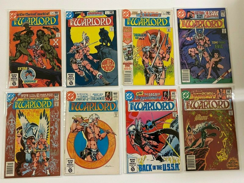 [SOLD] Warlord Comic Lot 49 Diff Books #38-86 AVG 7.0 (Range6.0-8.0) (1980-1984)