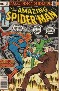 The Amazing Spider-Man # 192 VF Marvel 1979 Professor Smyth Appearance [T7]