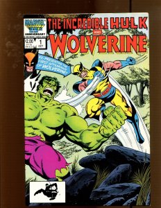 Incredible Hulk & Wolverine #1 - Herb Trimpe Art! (8.5) 1986
