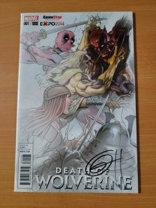 Death of Wolverine #1 Gamestop FADE Variant Signed Greg Horn ~ NEAR MINT NM ~ 