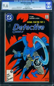 DETECTIVE COMICS #578 1987-CGC GRADED 9.6 -BATMAN YEAR TWO 0207683004