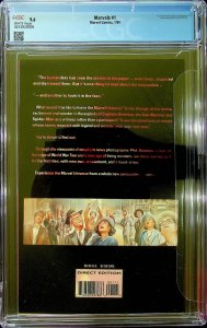 Marvels #1 (1994) - CGC 9.6 - Cert#4253828006