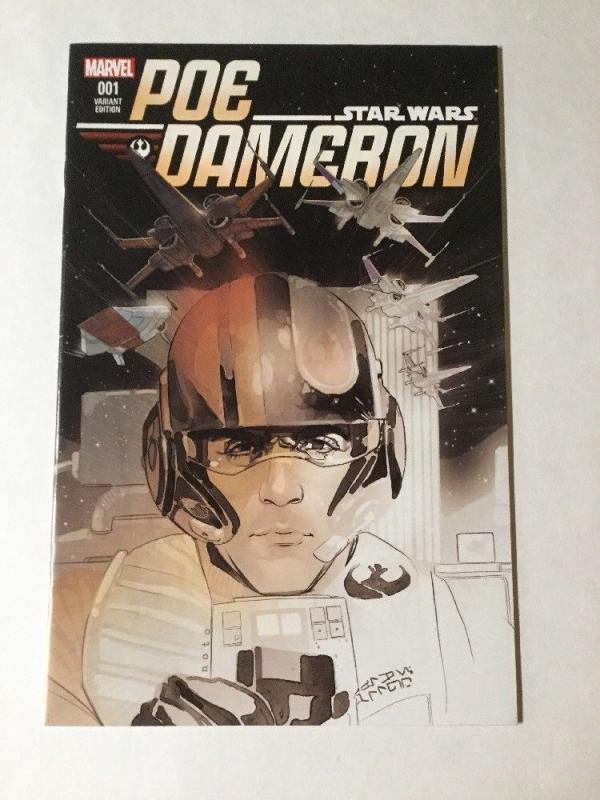 Poe Dameron 1 Variant Edition Star Wars Nm Near Mint