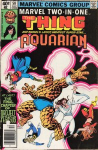 Marvel Two-in-One #58 (1979) Aquarian [Key Issue]