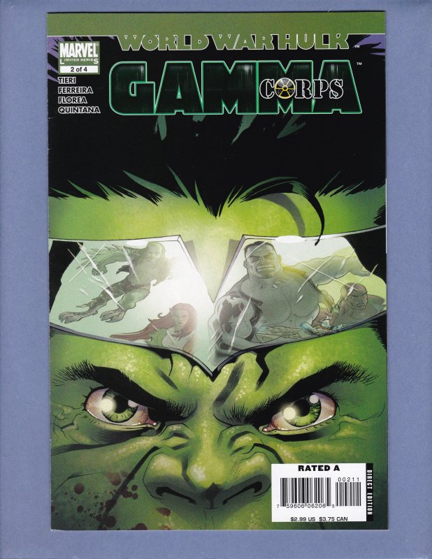 World War Hulk Gamma Corps #2 VF/NM Marvel 2007