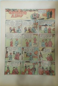 (15) Gasoline Alley Sunday Pages by Frank King from 1935 Size: 11 x 15 inches