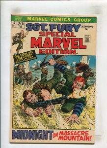 SPECIAL MARVEL EDITION #5 (8.0) MIDNIGHT  ON MASSACRE MOUNTAIN!! 1972