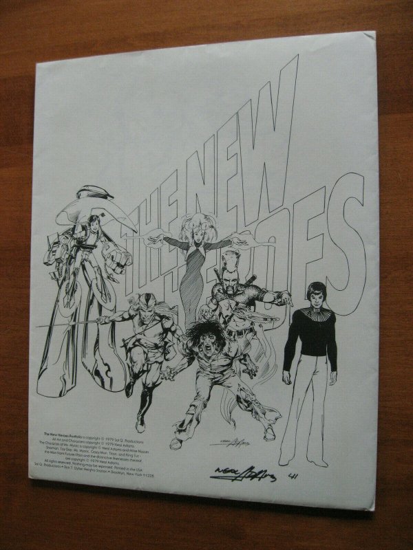 THE NEW HEROES PORTFOLIO SIGNED NEAL ADAMS