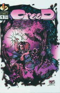 CREED #1 SIGNED BY TRENT KANIUGA LIGHTNING COMICS 1995 EB204