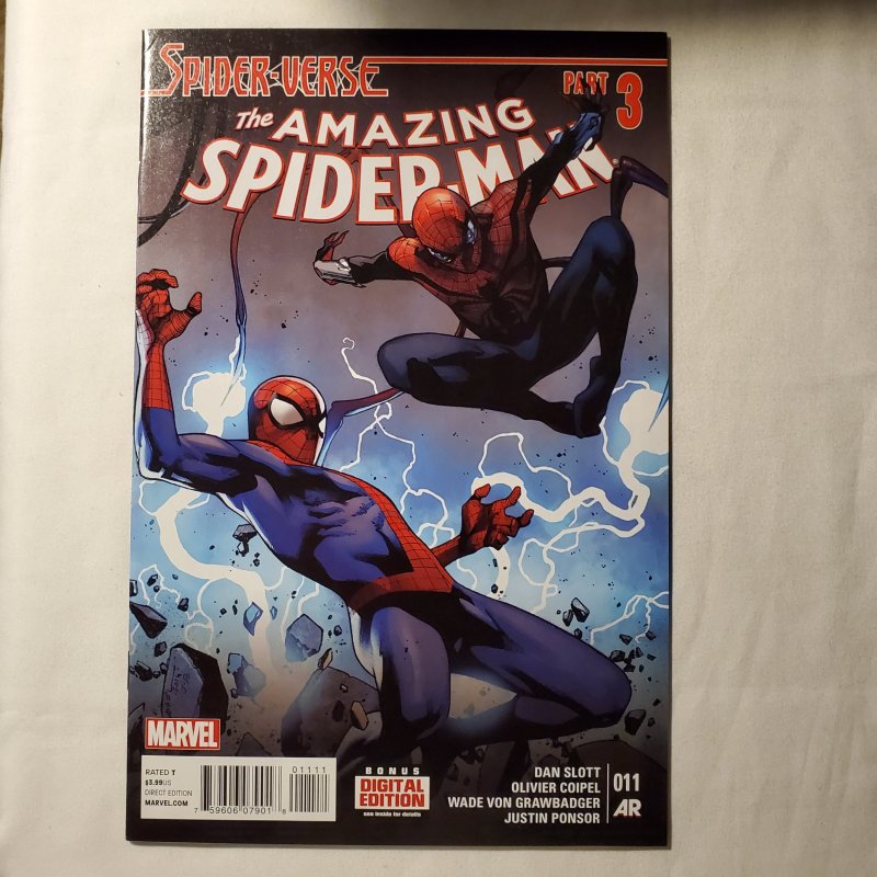 Amazing Spider-Man 11 Near Mint Cover by Olivier Coipel