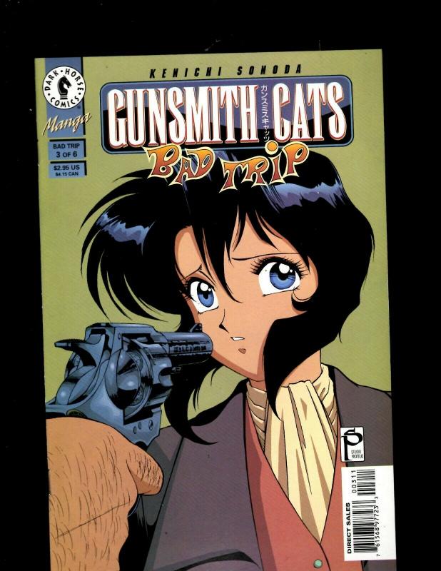 10 Comics Gunsmith Cats Bad Trip #1 2 3, Goldie vs Misty #1 2 3 4 5 6 7 JF20