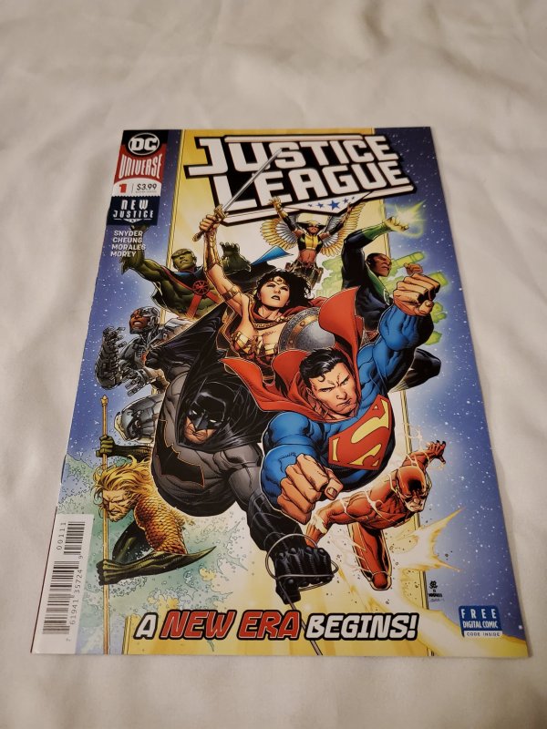 Justice League 1 Near Mint- Cover by Jim Cheung