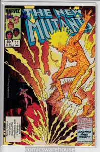NEW MUTANTS (1983 MARVEL) #11 VF A19123