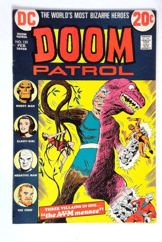 Doom Patrol #122 Robot Man Elasti-Girl 1968 DC VG/FN