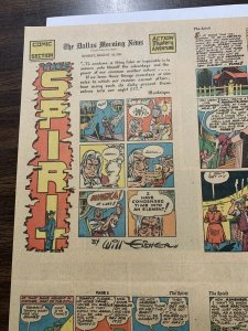 The Spirit Comic Book Section Dallas Moring News August 10 1941