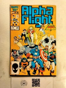 Alpha Flight #39 VF Marvel Comics comic book 1 JW60