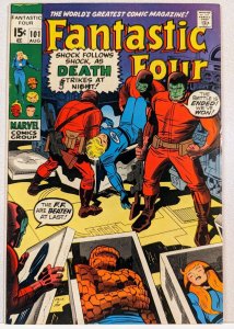 FANTASTIC FOUR #101 FN 6.0 LAST JACK KIRBY ISSUE