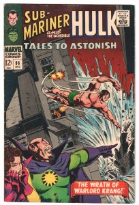 Tales to Astonish #86 (1966) Sub-Mariner and The Hulk!