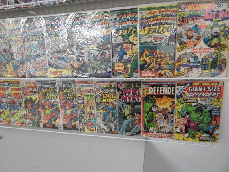 Huge Lot 120+ Comics W/ Captain America, Horror, Defenders, Nova, Rom+MORE!!