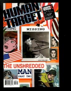 12 Human Target Vertigo Comics # 1 2 3 4 5 6 7 8 9 10 11 12  CE1