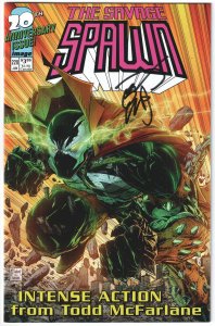 Spawn #220 Savage Dragon Cover (2012) signed on front cover