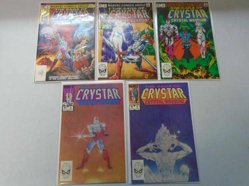 Saga of Crystar set #1-11,  8.0/VF (1983)