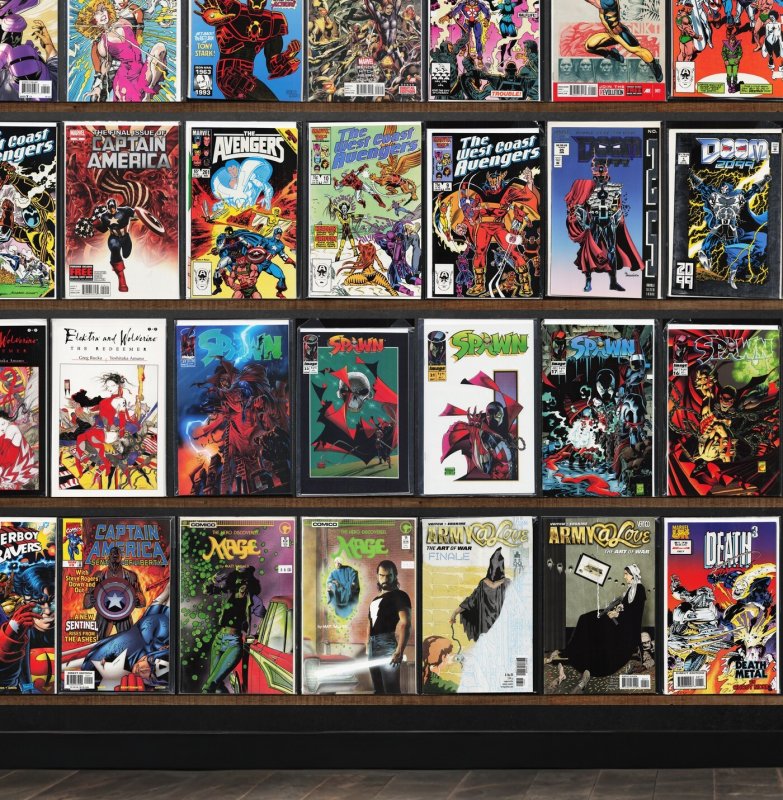 Huge Lot 140+ Comics with West Coast Avengers, Spawn, Superboy & More!