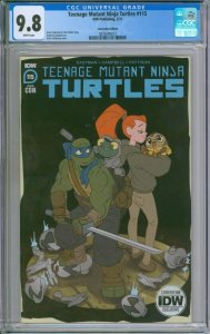 IDW Publishing Teenage Mutant Ninja Turtles #115 CGC 9.8