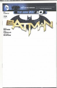 Batman #0 We Can Be Heroes Blank Cover (2012) Batman