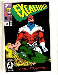 12 Excalibur Marvel Comic Books # 59 61 64 65 66 67 68 71 72 74 79 80 X-Men CJ3