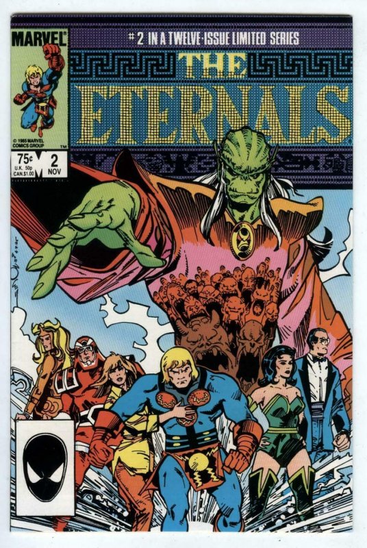 ETERNALS  V2#2  MARVEL Nov 1985 1st Ranar WALT SIMONSON Disney+ MCU Key Deviants 