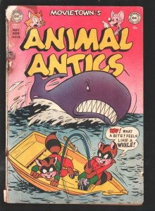 Animal Antics #38 1952-DC-Raccoon Kids whale cover-Dizzy Dog by Sheldon Mayer...