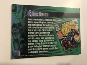 BARON ZEMO #110 card : Marvel Annual 1995 Flair; NM/M; base, Captain America