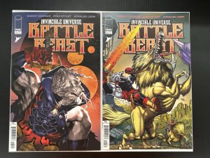 INVINCIBLE UNIVERSE BATTLE BEAST #5 C 1:10 + D 1:25 PUTRI Var IN-HAND PROSHIPPER
