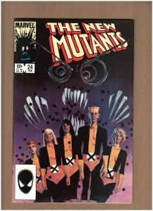 New Mutants #24 Marvel Comics 1985 Claremont & Sienkiewicz Warlock VF+ 8.5