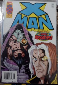 X-MAN #3 1995 MARVEL DISNEY AGE OF APOCALYPSE AOA NATE GRAY NEWSTAND BARCODE VAR 