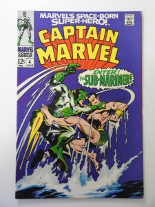 Captain Marvel #4 (1968) FN+ Condition!