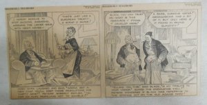 (312) Neighborly Neighbors Panels by Morris from 1939 Size 6 x 6 inches AP Strip