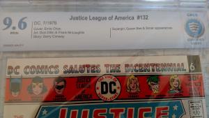 Justice League of America #132 (Jul 1976, DC) CBCS 9.6