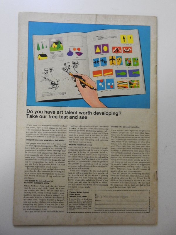 Captain America #121 VG Condition moisture stain