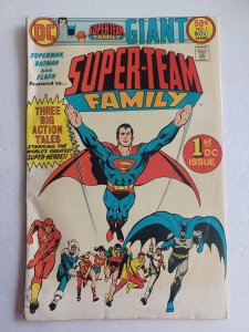 Super-Team Family #1 - Batman - Superman - Neal Adams cover - 1975 - VG+