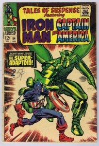 Tales of Suspense #84 ORIGINAL Vintage 1966 Marvel Comics Iron Man Capt America