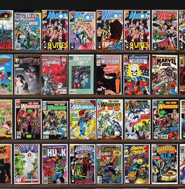 Huge Lot 150+ Comics with The New Warriors, Namor, The Sub Mariner & More!