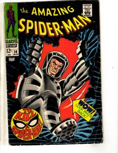 Amazing Spider-Man # 58 VG Marvel Comic Book Mary Jane Goblin Gwen Ock J313