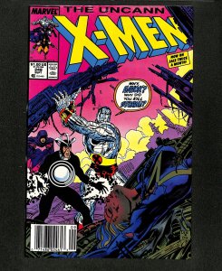 Uncanny X-Men #248 1st Jim Lee Cover Art in title! Marvel 1989