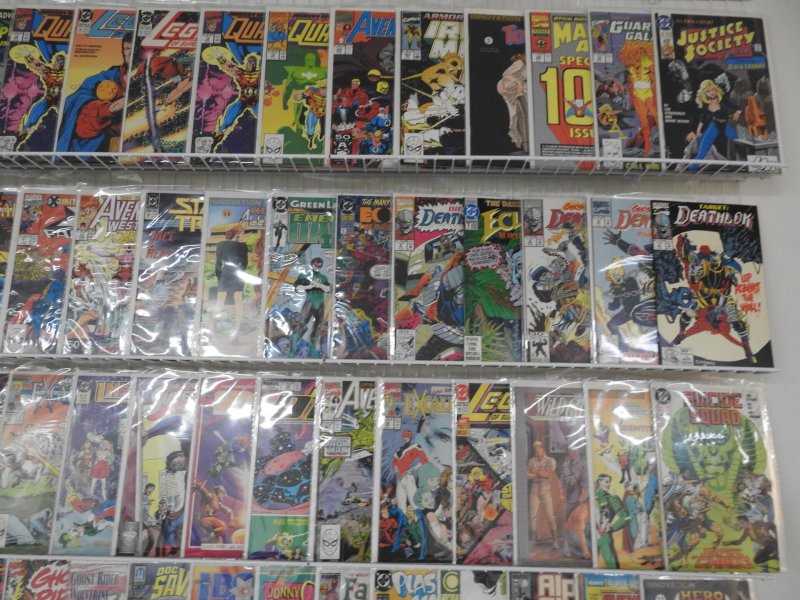 Huge Lot 130+ Comics W/ Superman, Captain America, Wonder Woman Avg VF- Cond!!