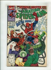 AMAZING SPIDER-MAN #338 (9.0) VILLAINS!! 1990